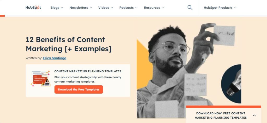 Hubspot lead magnet