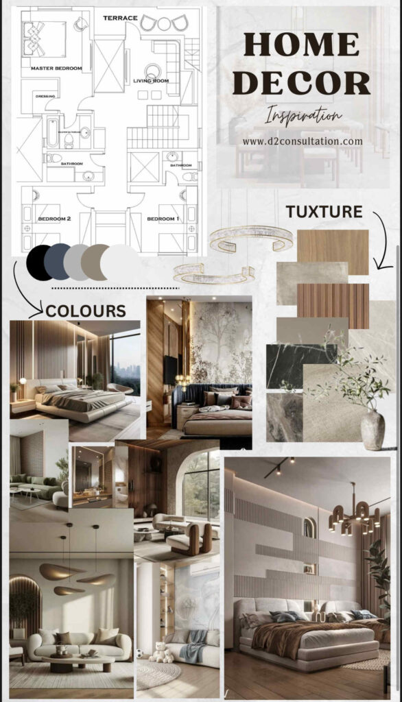 Planche d'inspiration décoration d'intérieur